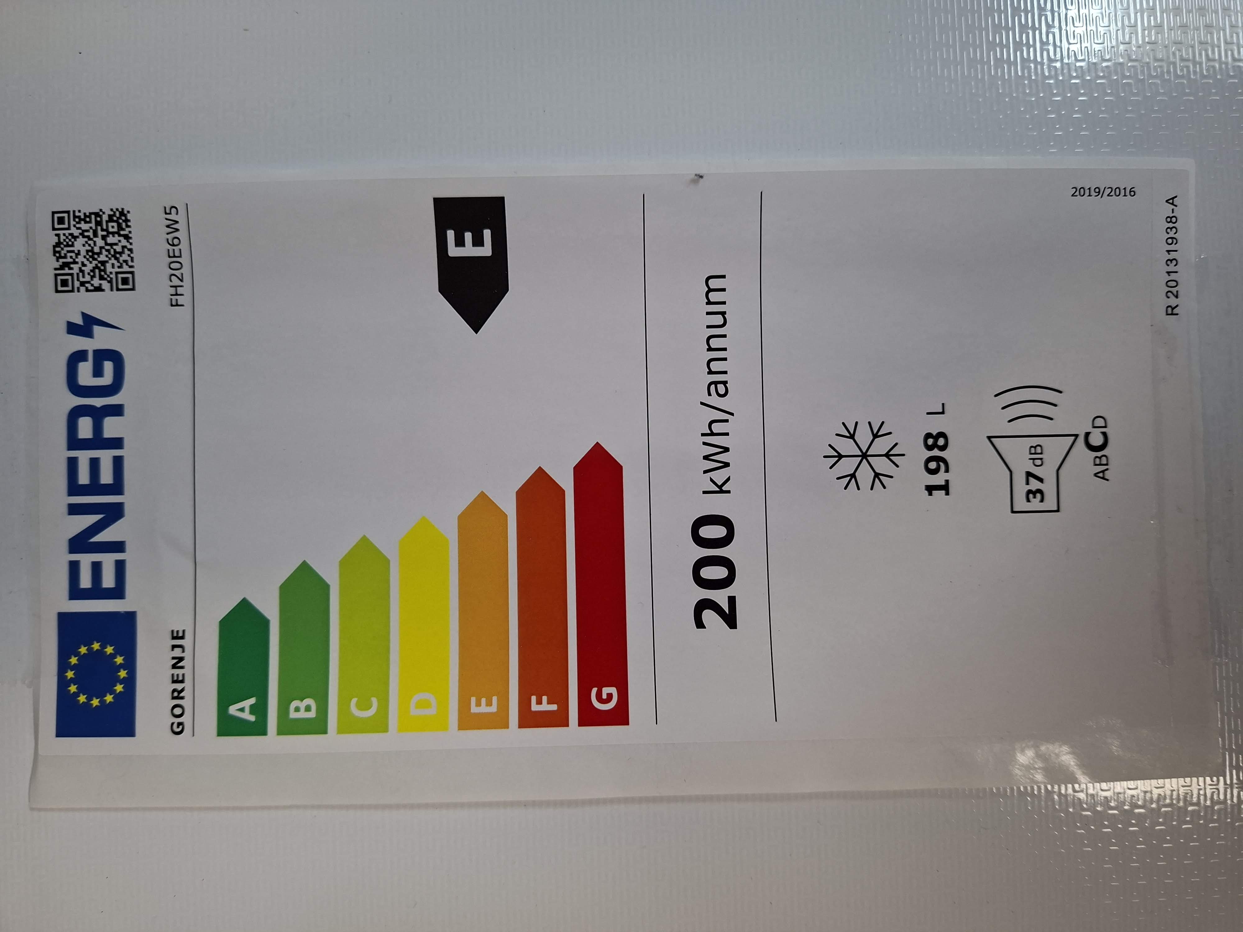 Zamrzivač sandučar Gorenje FH20E6W5 , 198 litara