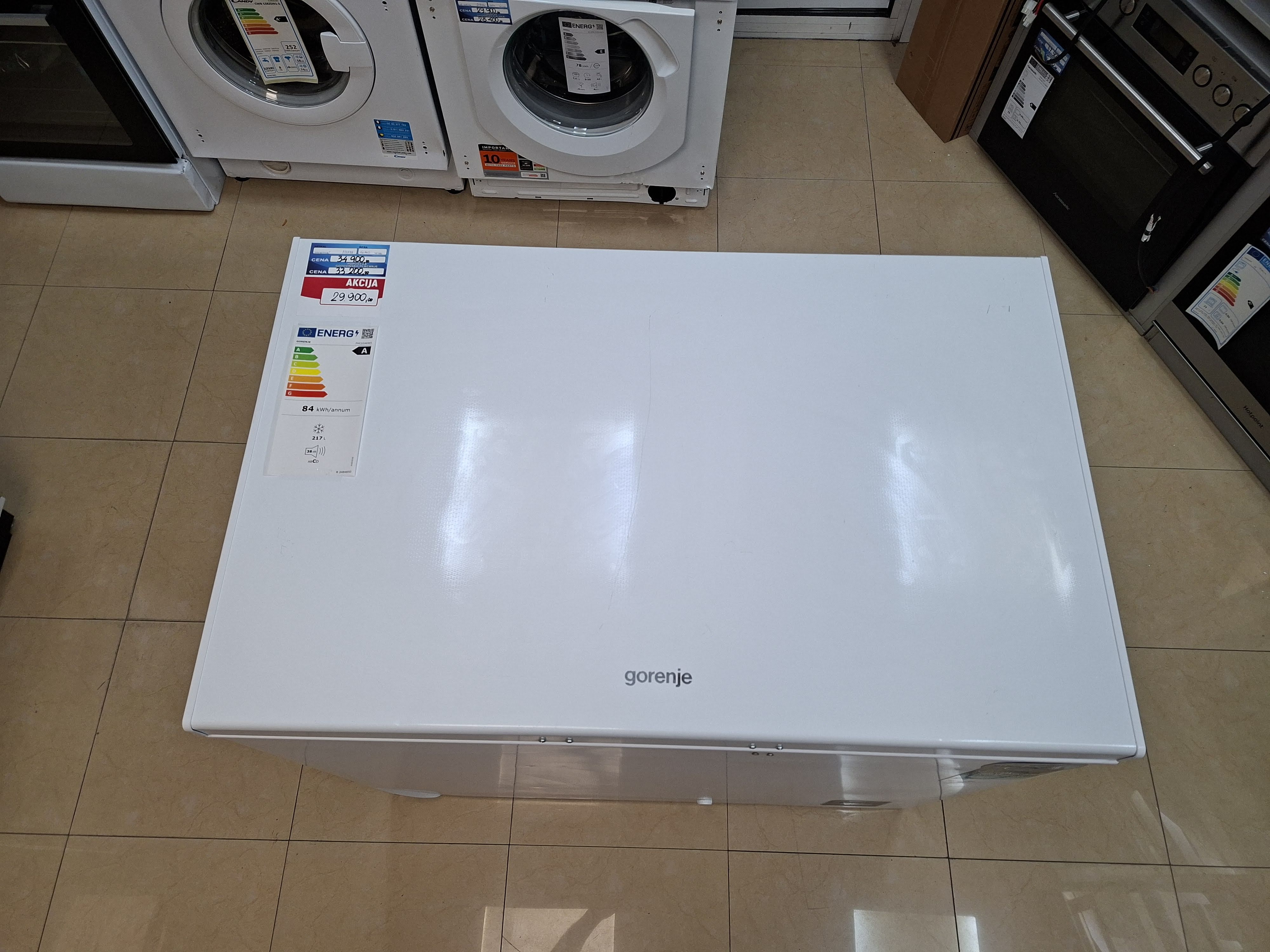 Zamrzivač sandučar Gorenje FHC22A6W5 , 217 litara