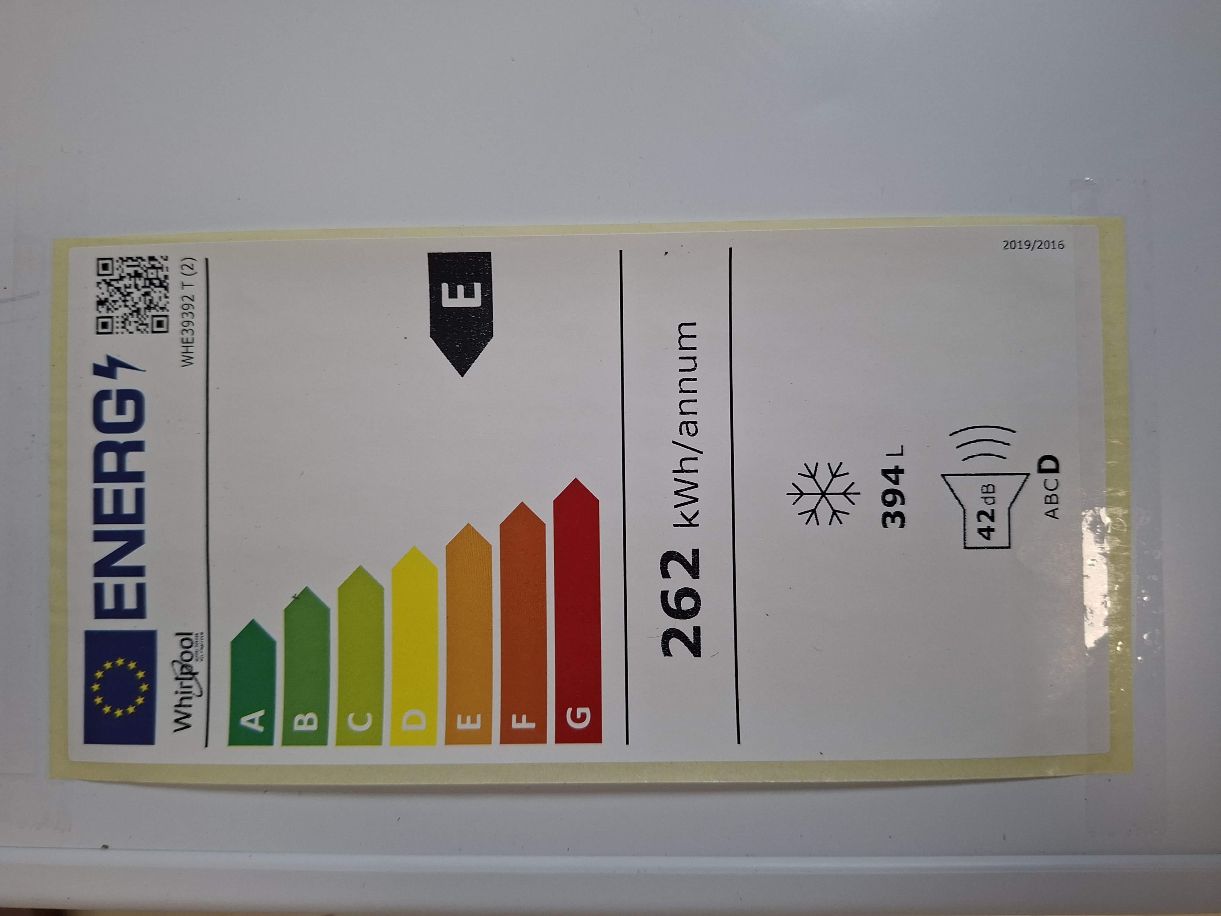 Zamrzivač sandučar Whirlpool WHE39392 T , 394 litara
