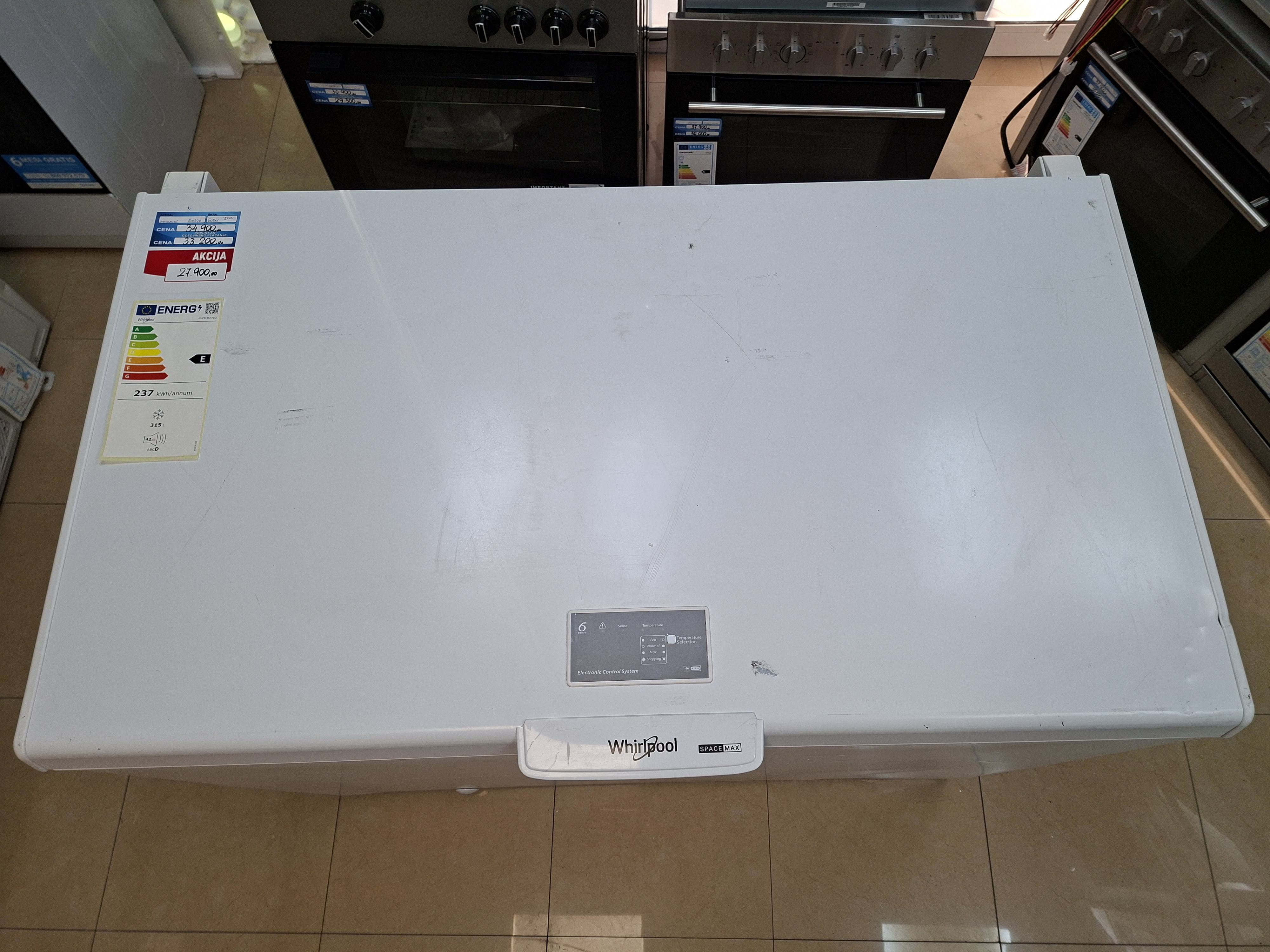 Zamrzivač Whirlpool WHE 31352 FO, 311 litara